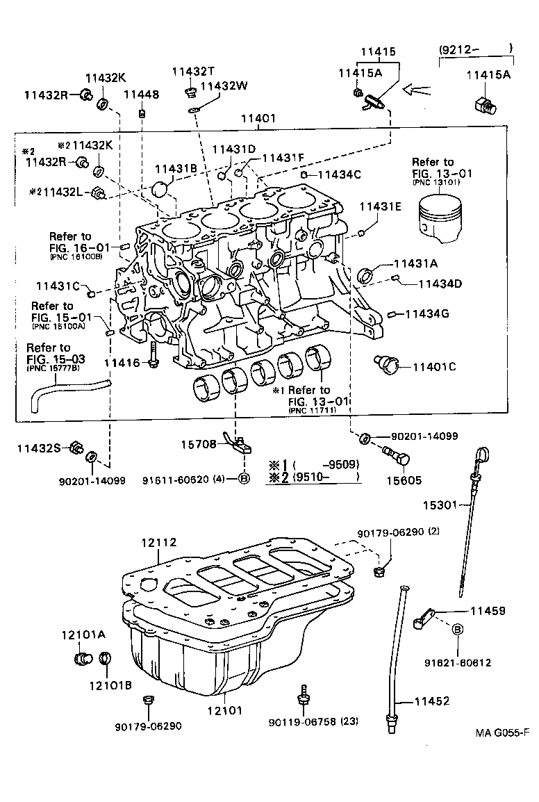 11401-79526 BLOCK SUB-ASSY, CYLINDER product image