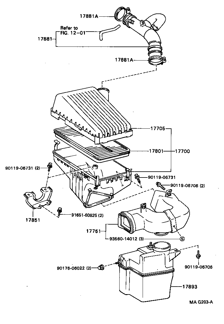 17705-64300 CAP SUB-ASSY, AIR CLEANER product image