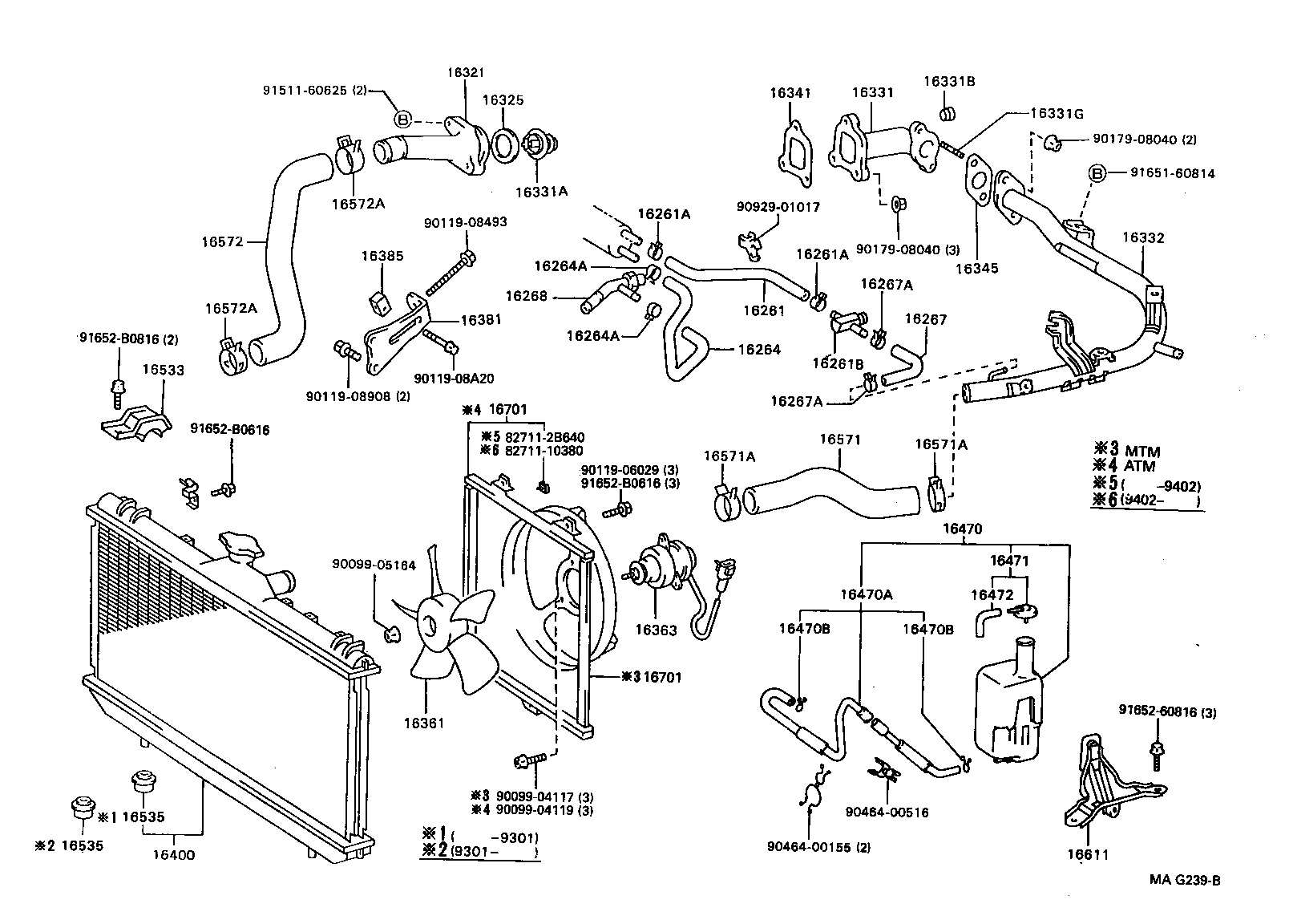 16472-64170 HOSE OR PIPE(FOR RADIATOR RESERVE TANK) product image