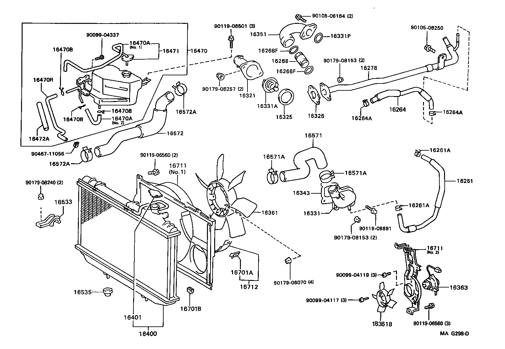 16400-46270 RADIATOR ASSY product image