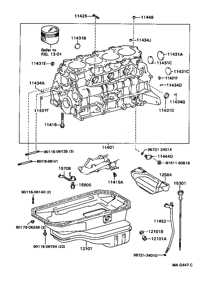 11409-66020 GUIDE, OIL LEVEL GAGE product image
