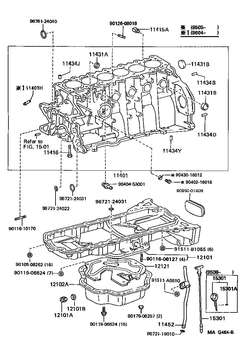 11401-49666 BLOCK SUB-ASSY, CYLINDER product image