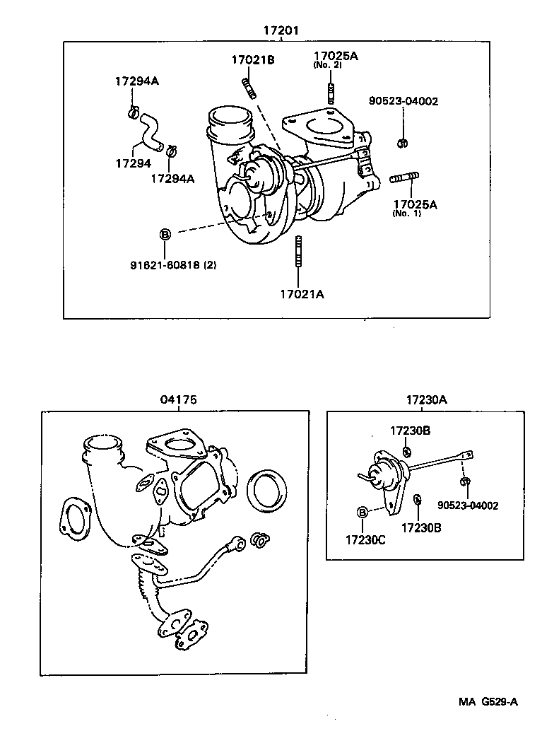 90116-10171 BOLT, STUD(FOR MANIFOLD TO CYLINDER HEAD) product image