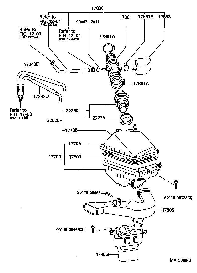 17705-0A010 CAP SUB-ASSY, AIR CLEANER product image
