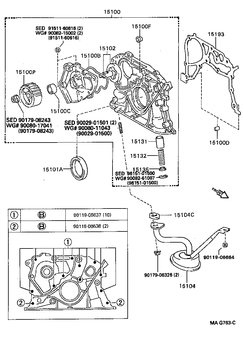 15131-03021 VALVE, OIL PUMP RELIEF product image
