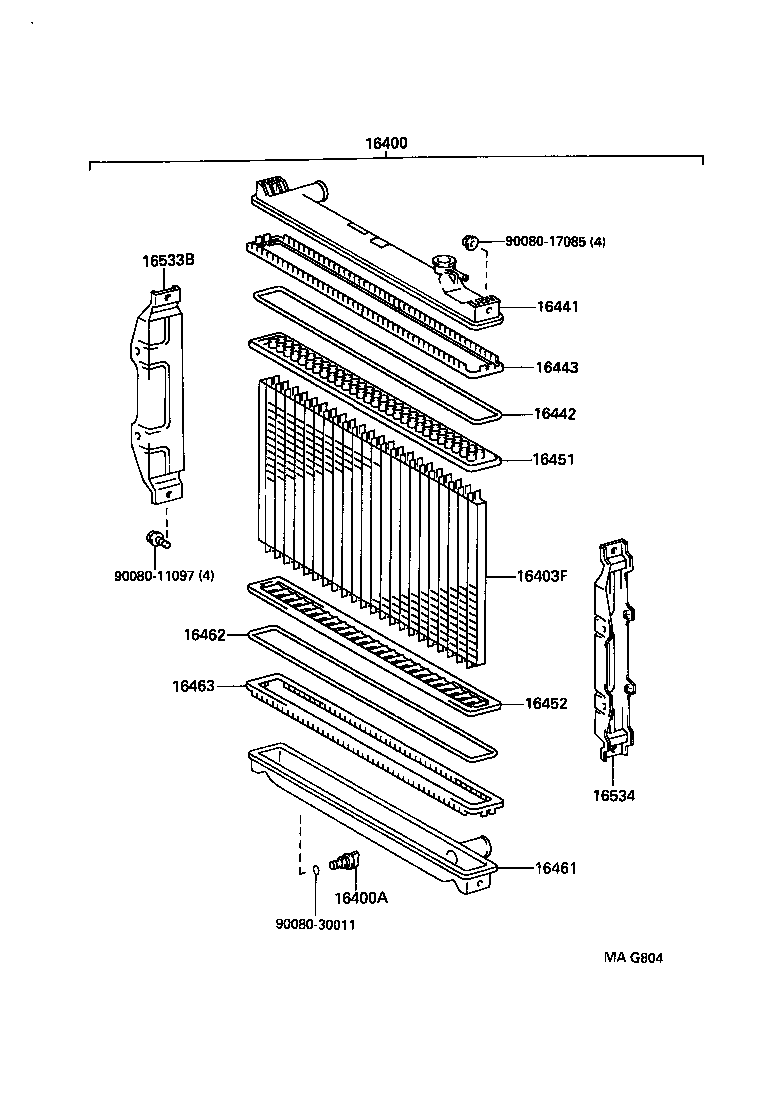 16405-65010 CAP SUB-ASSY, RESERVE TANK product image