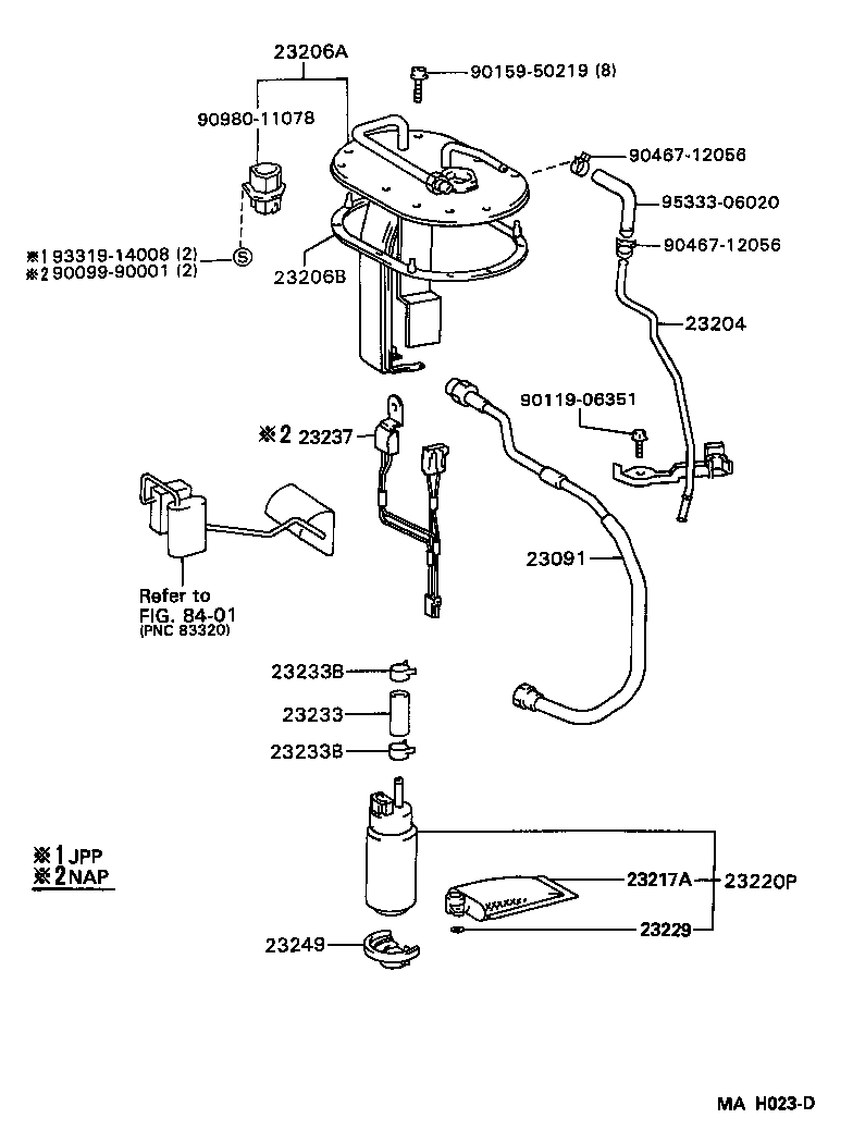 22270-03010 VALVE ASSY, IDLE SPEED CONTROL(FOR THLOTTLE BODY) product image