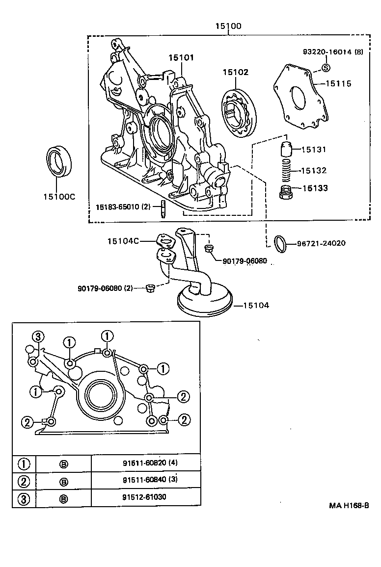 15131-03021 VALVE, OIL PUMP RELIEF product image