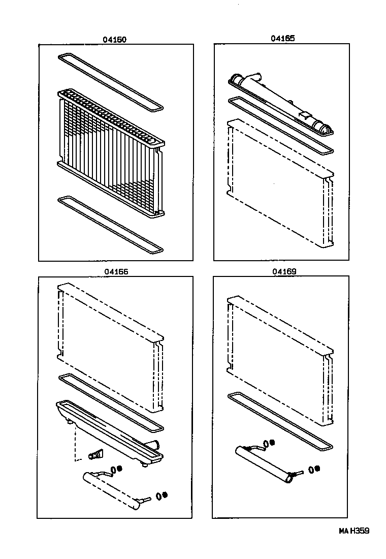 04169-07010 COOLER KIT, OIL(FOR ATM) product image