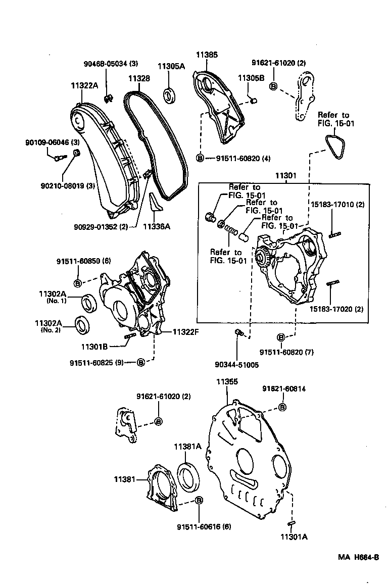 11382-17020 RETAINER, CAMSHAFT OIL SEAL product image