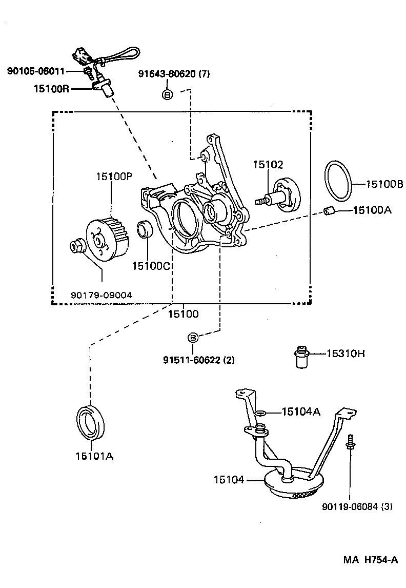 90919-05018 SENSOR, CRANK POSITION product image