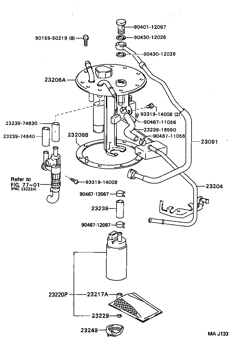 22210-16860 BODY ASSY, THROTTLE product image