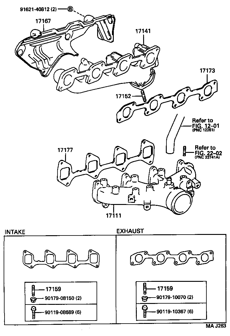 17101-35050 MANIFOLD, INTAKE product image
