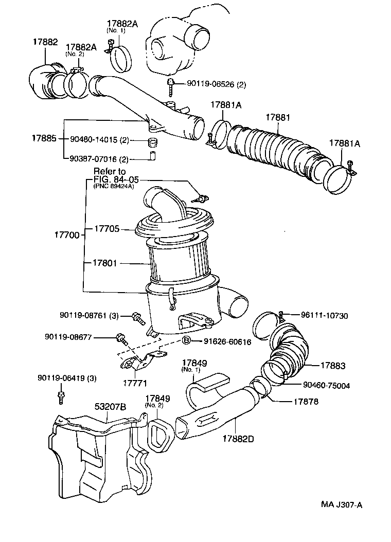 17700-72161 CLEANER ASSY, AIR product image
