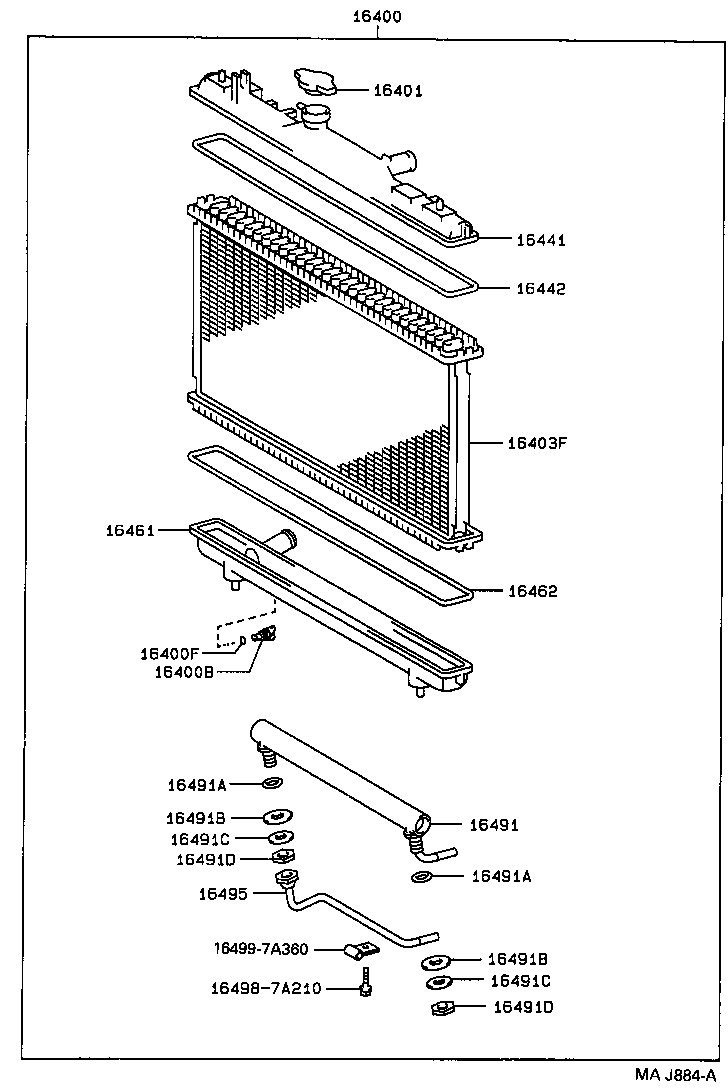 16572-16190 HOSE, RADIATOR, OUTLET product image