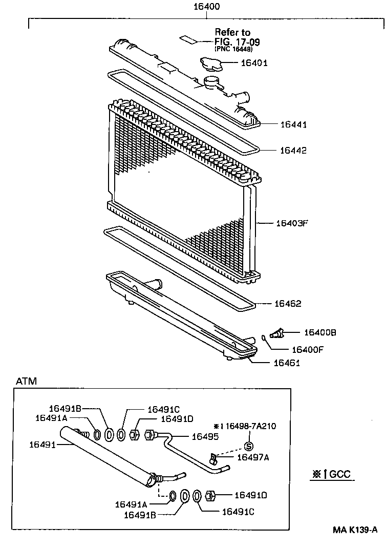 16405-74271 CAP SUB-ASSY, RESERVE TANK product image