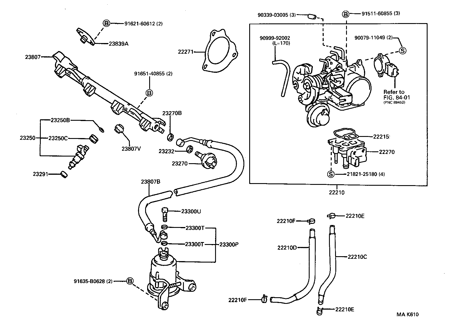 22270-03030 VALVE ASSY, IDLE SPEED CONTROL(FOR THLOTTLE BODY) product image