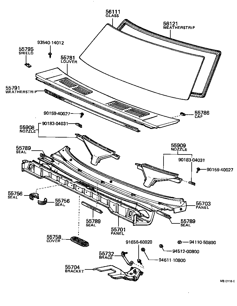 55701-10032 PANEL SUB-ASSY, COWL product image