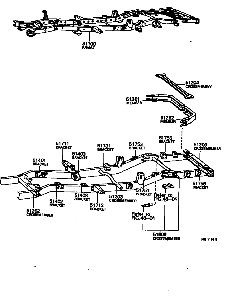 51001-60220 FRAME ASSY product image