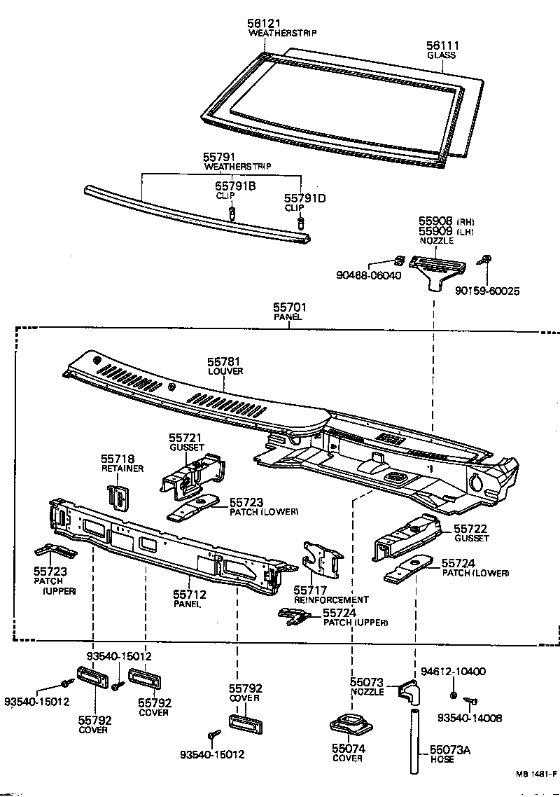 55700-14011 PANEL SUB-ASSY, COWL product image