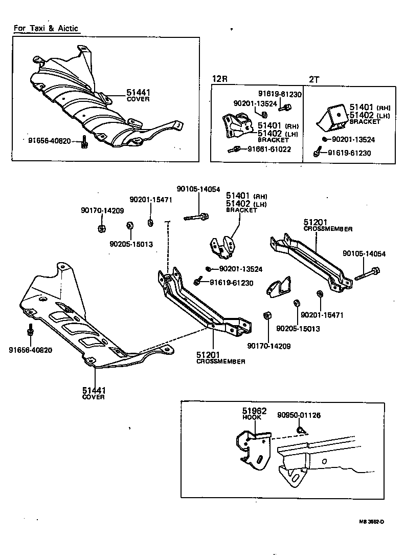 51224-20010 COVER, ENGINE UNDER, NO.1 product image