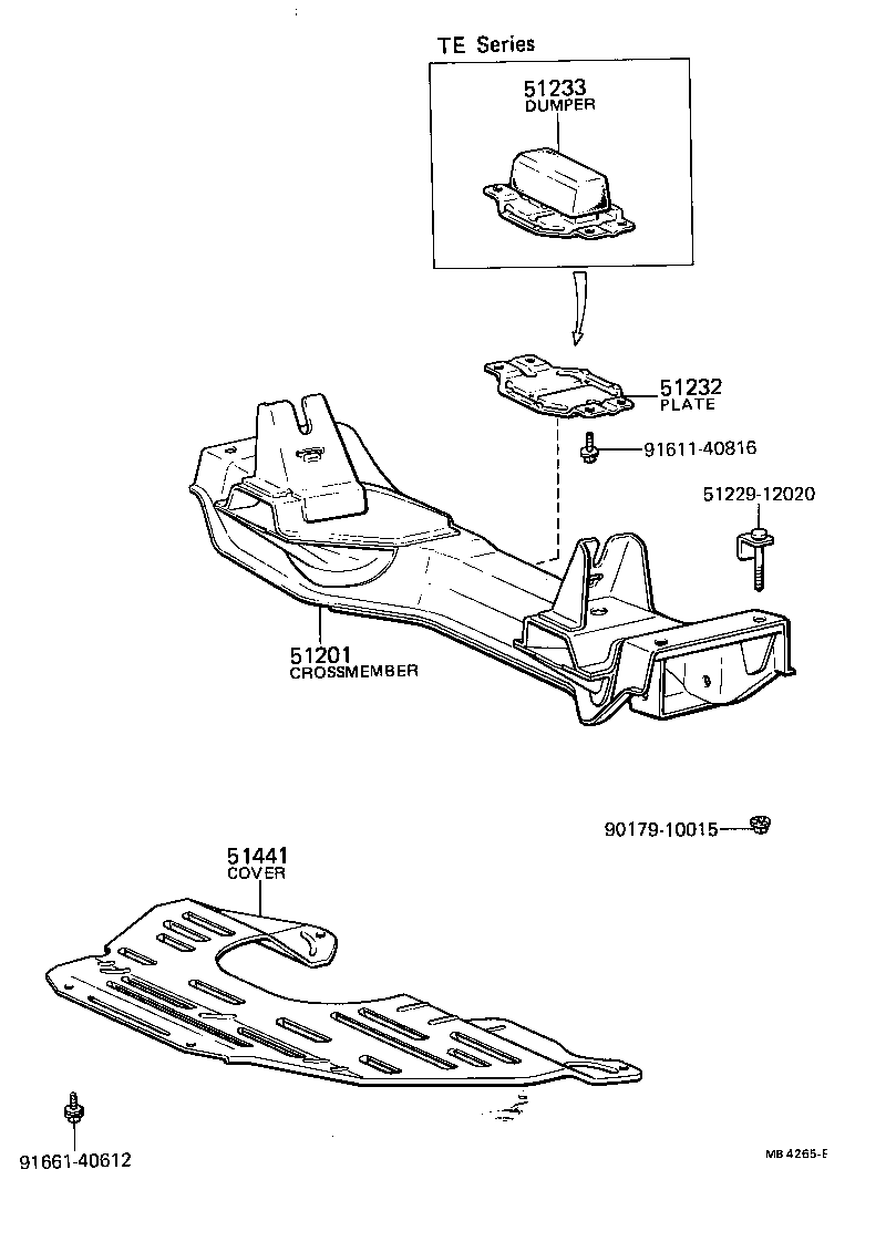 51441-12040 COVER, ENGINE UNDER, NO.1 product image