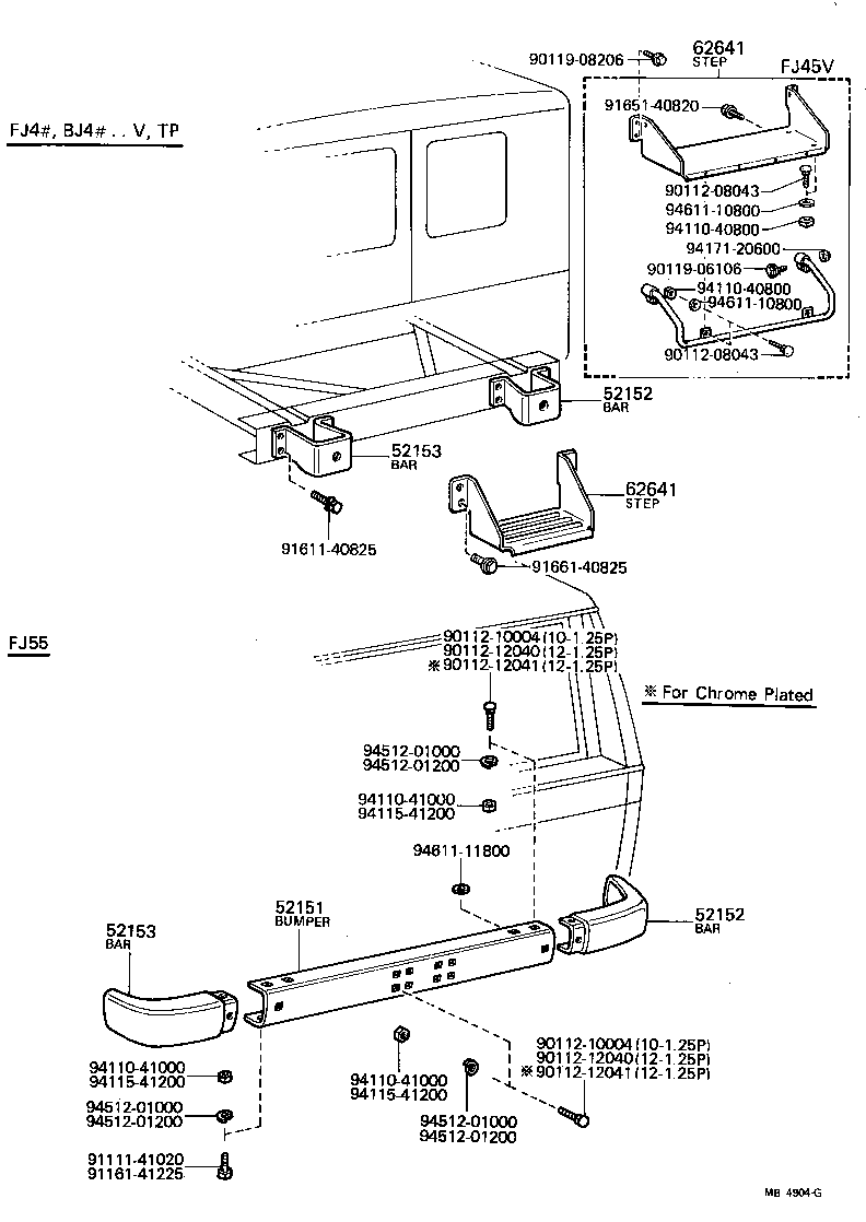 52151-60021 BUMPER ASSY, REAR product image