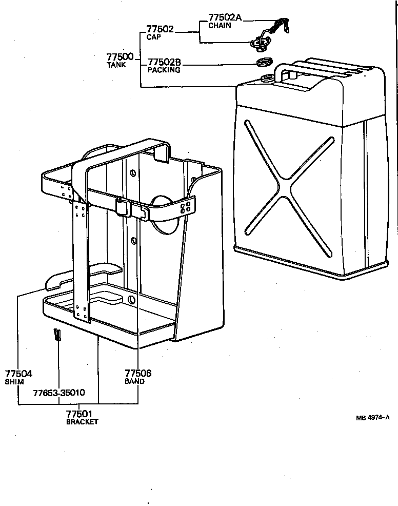 77100-90358 TANK ASSY, FUEL product image