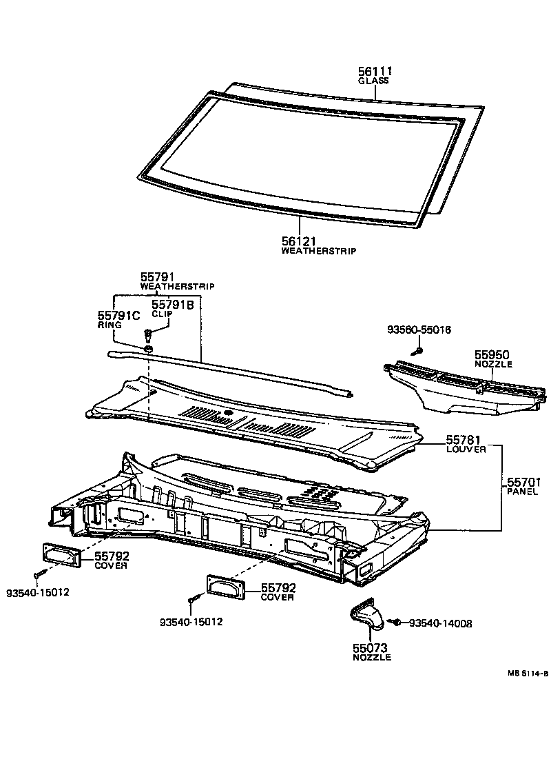 55700-14011 PANEL SUB-ASSY, COWL product image