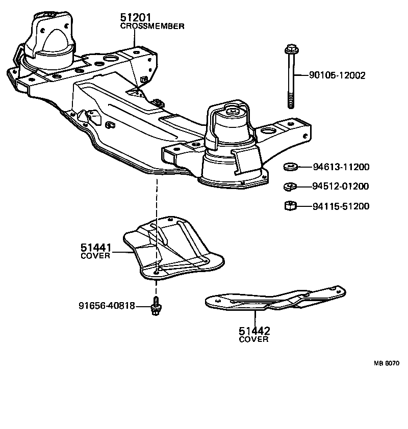 51442-28030 COVER, ENGINE UNDER, NO.2 product image