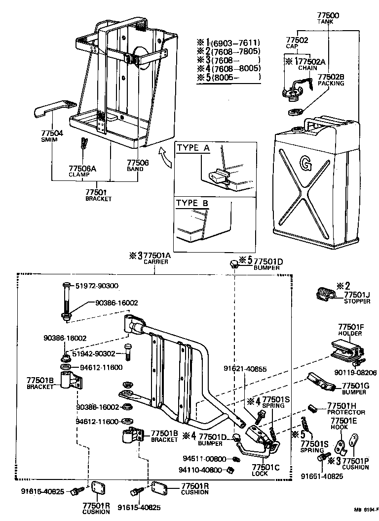 77100-60013 TANK ASSY, FUEL product image