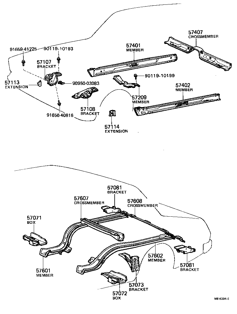 57071-22030 BOX SUB-ASSY, TORQUE, REAR RH product image