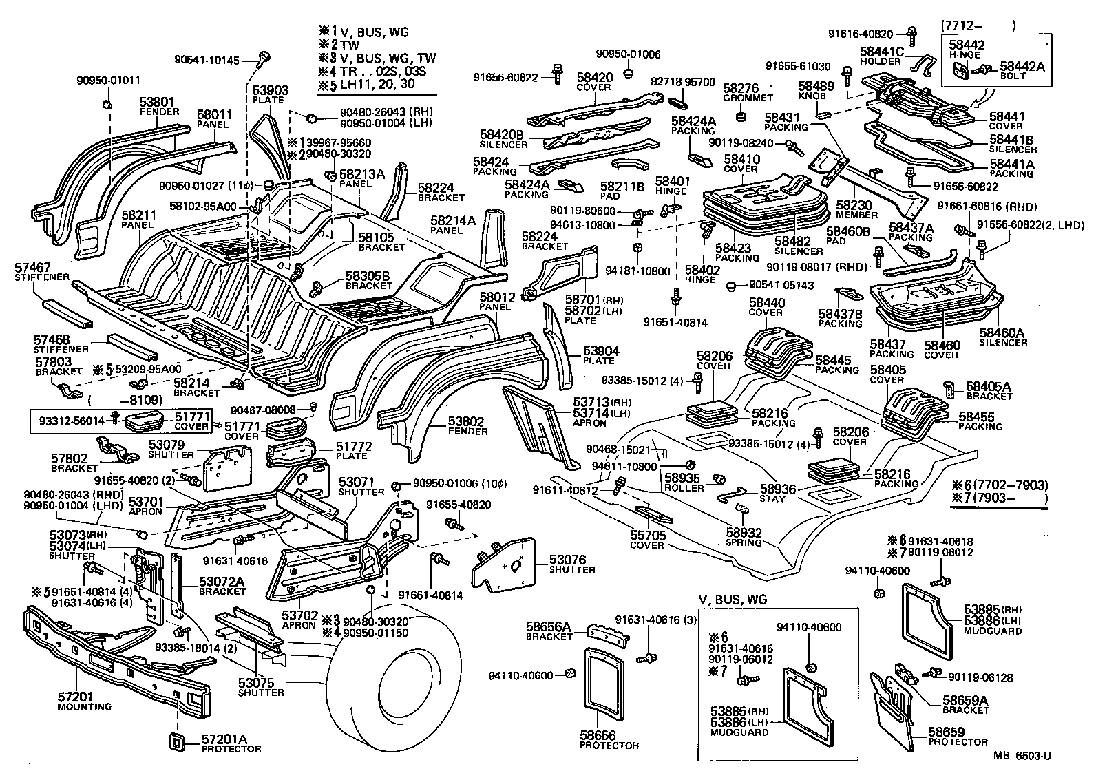 57022-95A00 MEMBER SUB-ASSY, FRONT SIDE, LH product image