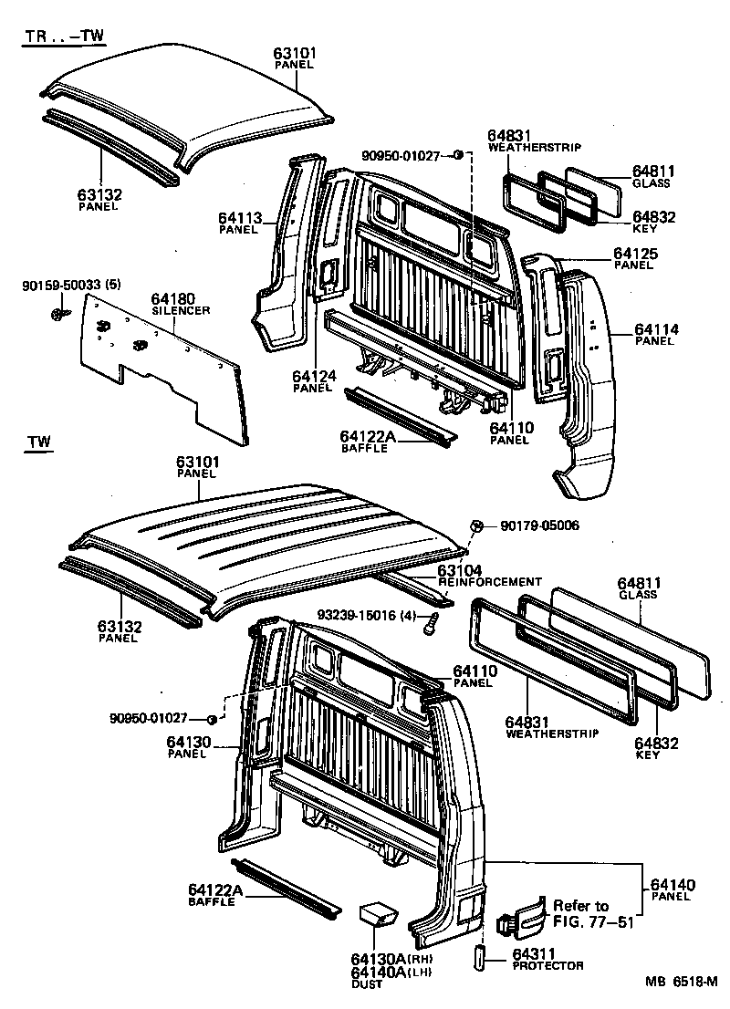 63102-90700 PANEL, WINDSHIELD HEADER, INNER product image