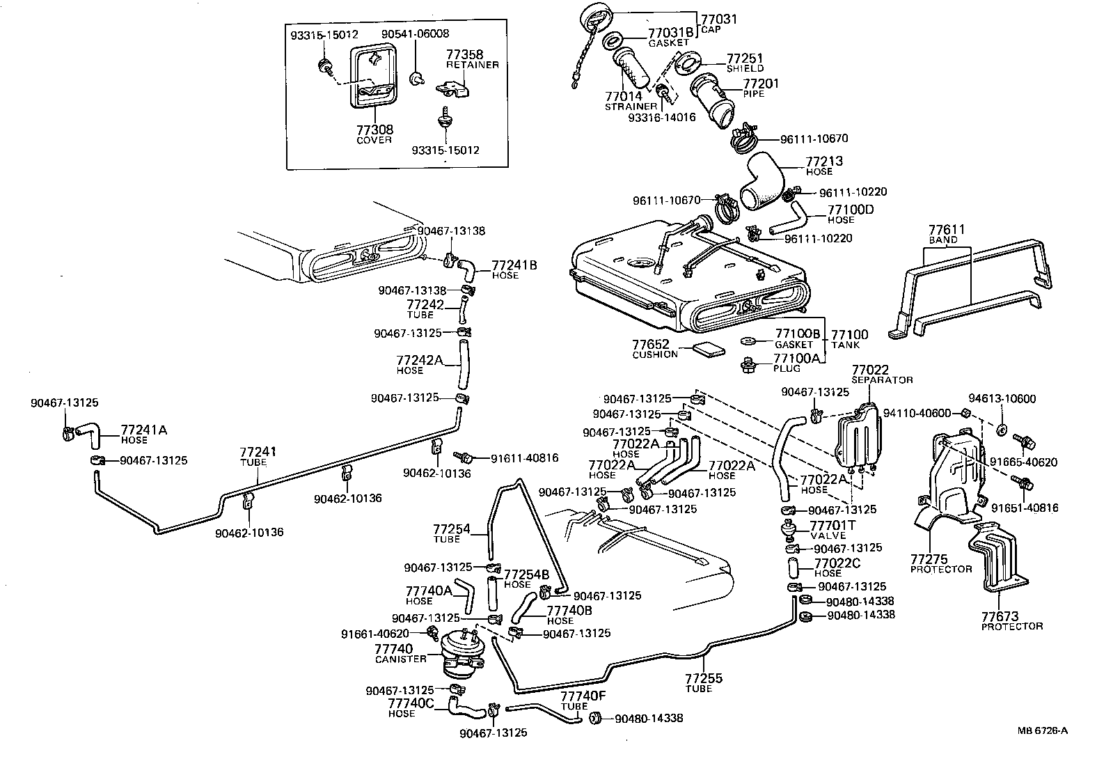 77100-60050 TANK ASSY, FUEL product image