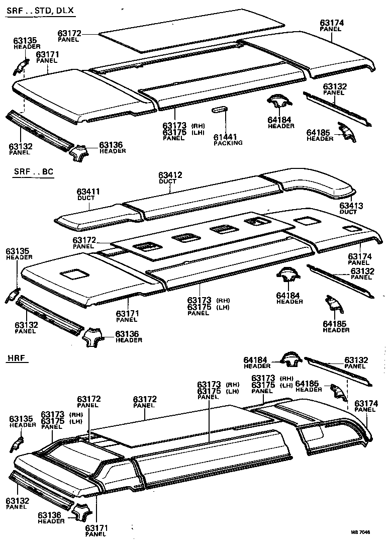 53207-90751 PANEL, WINDSHIELD HEADER, INNER product image