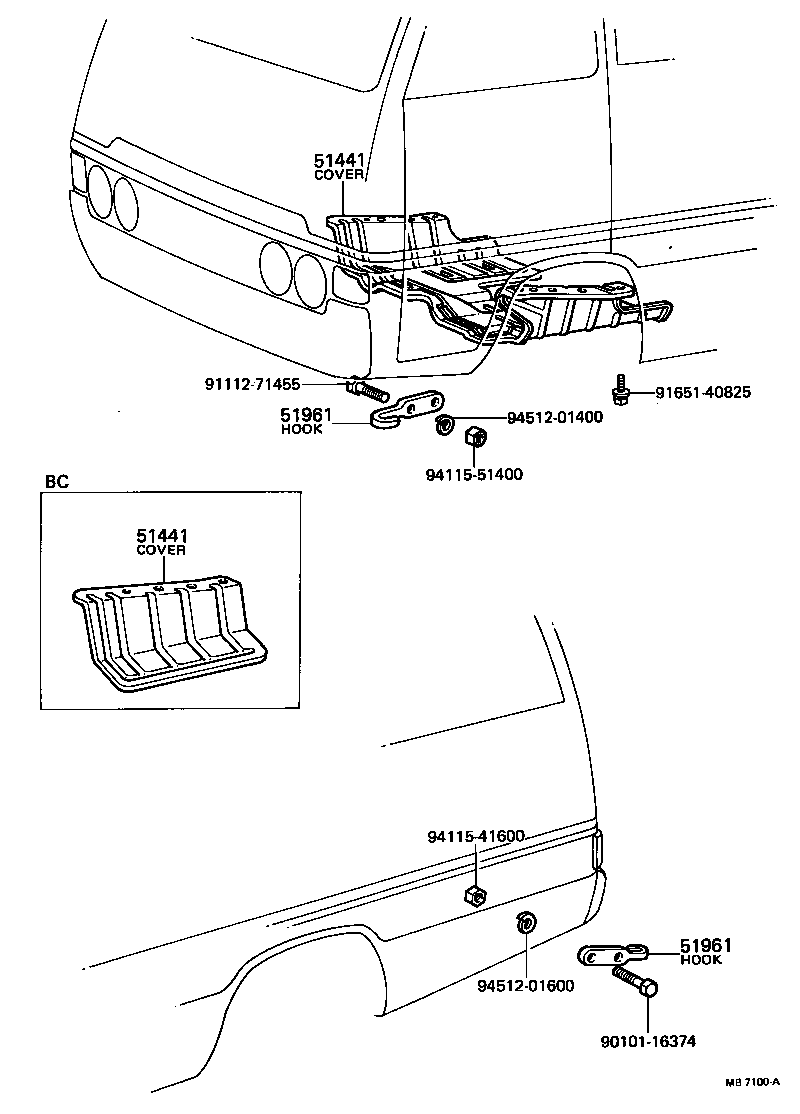 51441-36140 COVER, ENGINE UNDER, NO.1 product image