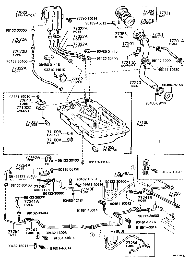 77100-12909 TANK ASSY, FUEL product image