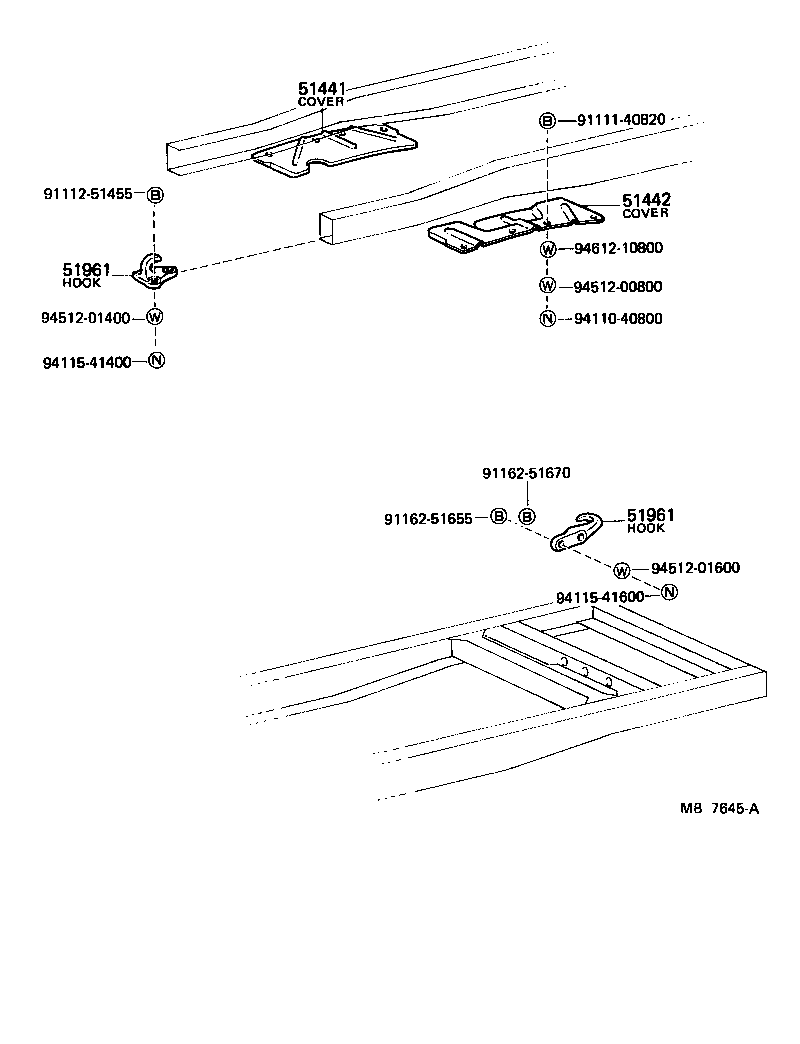 51442-55030 COVER, ENGINE UNDER, NO.2 product image
