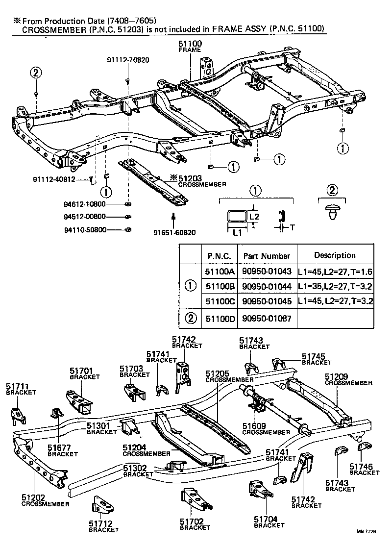51001-35470 FRAME ASSY product image