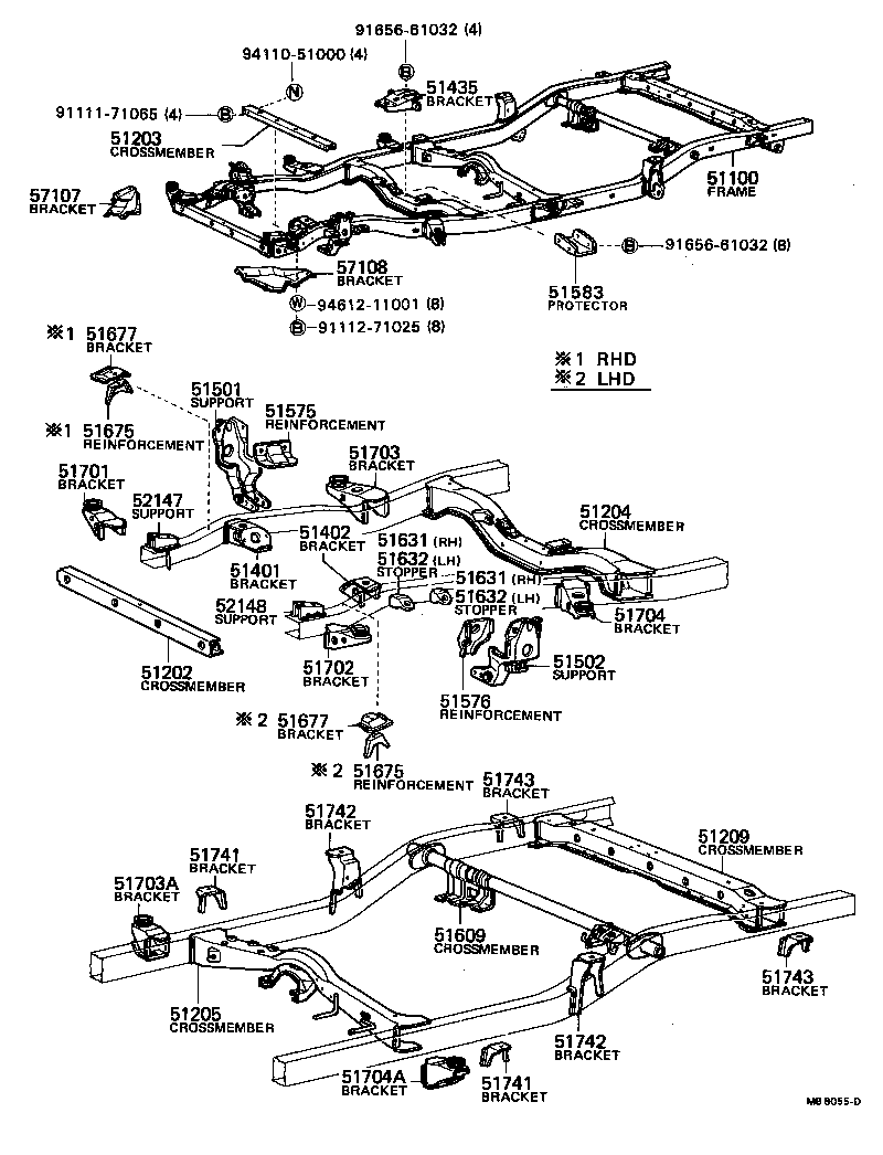 51001-35690 FRAME ASSY product image