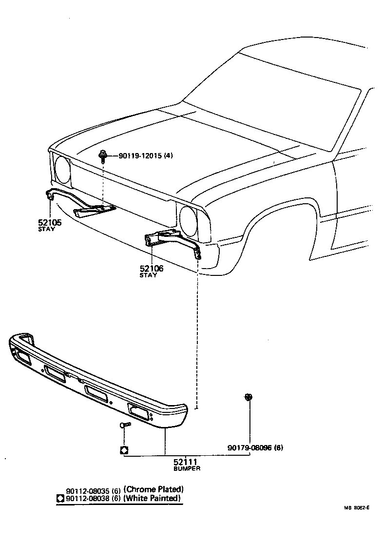 52111-39405 BUMPER ASSY, FRONT product image