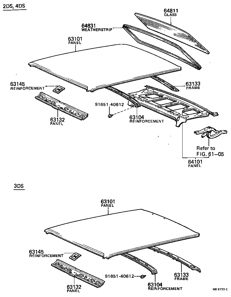 63132-16010 PANEL, WINDSHIELD HEADER, INNER product image