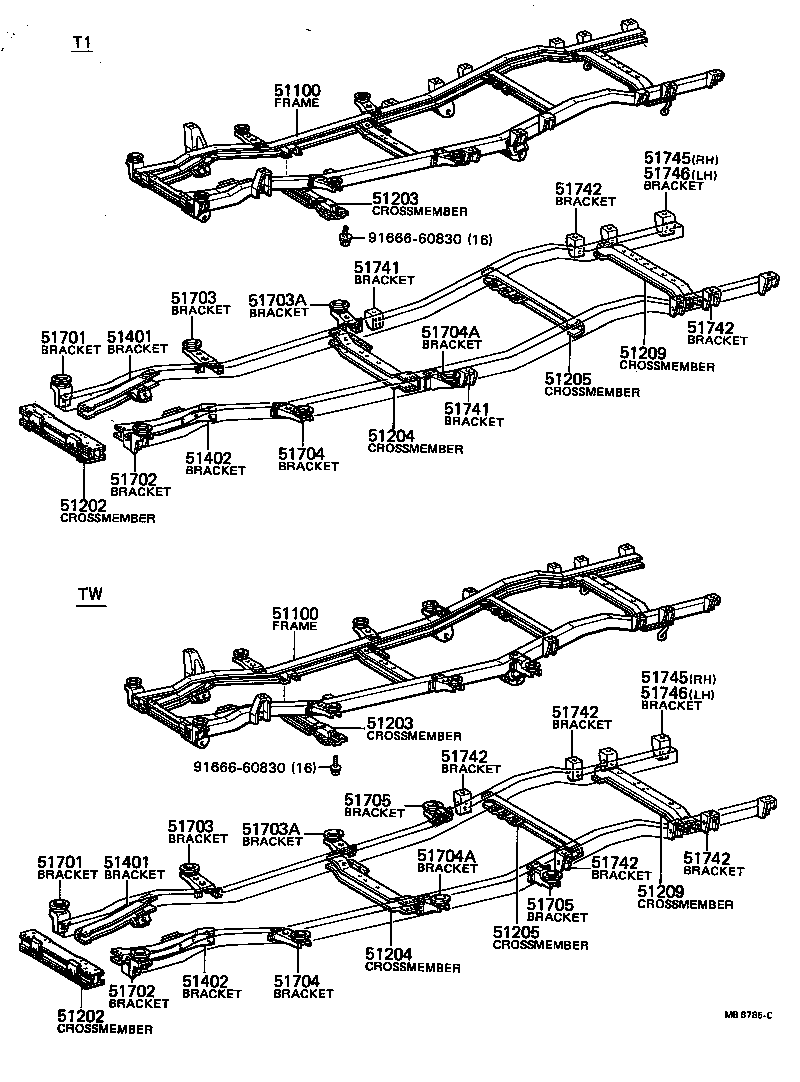 51003-35140 FRAME ASSY product image