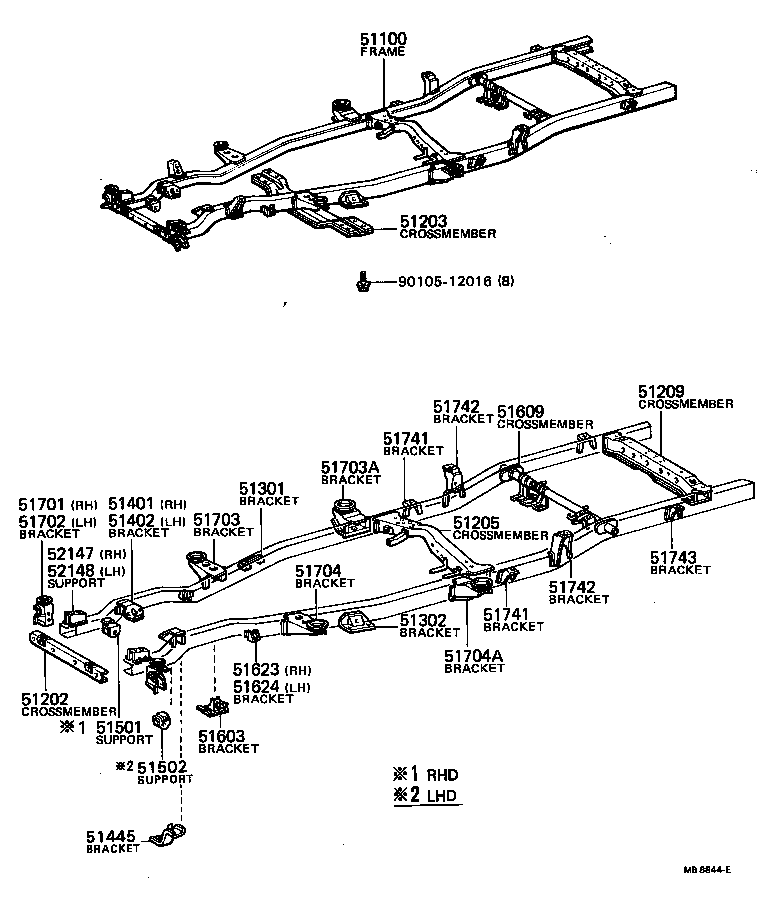 51001-35690 FRAME ASSY product image