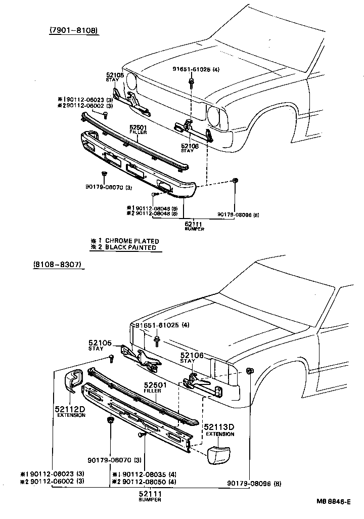 52102-89102 EXTENSION, FRONT BUMPER, RH product image