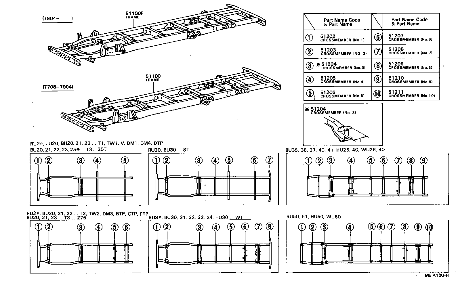 51001-3B160 FRAME SUB-ASSY product image