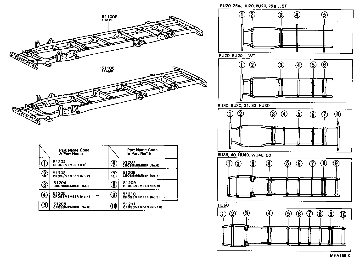 51100-3B360 FRAME ASSY product image