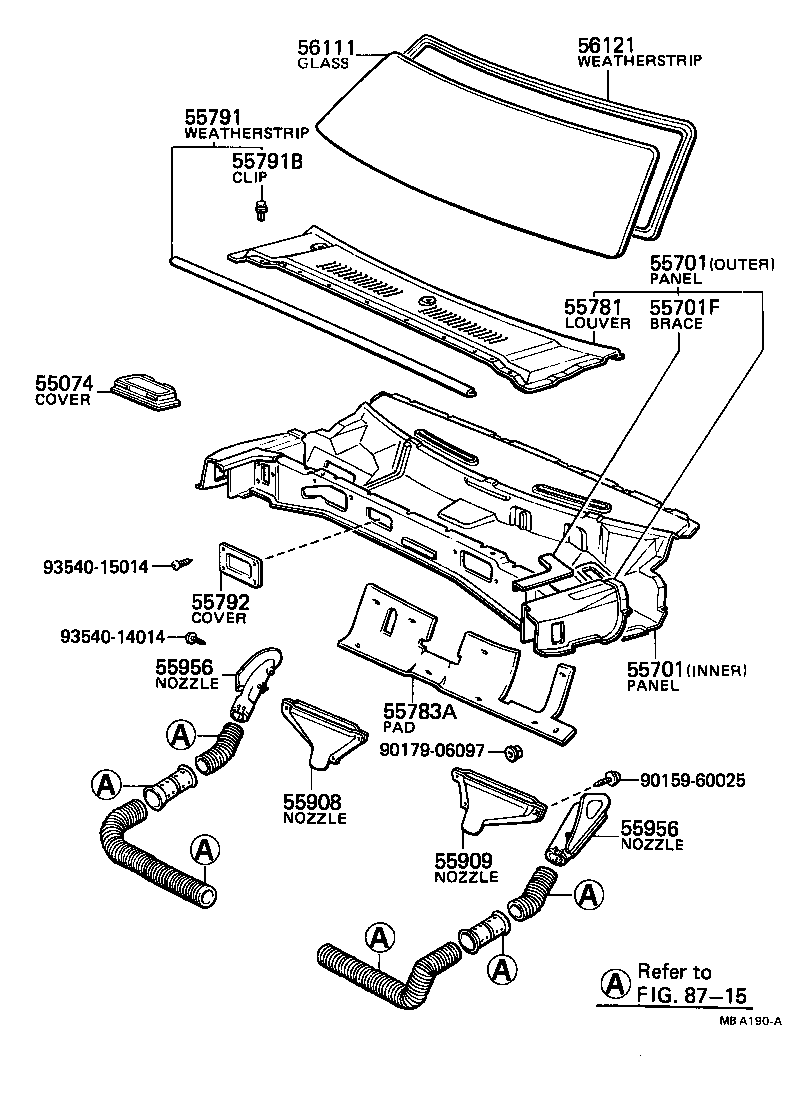 55700-12030 PANEL SUB-ASSY, COWL product image