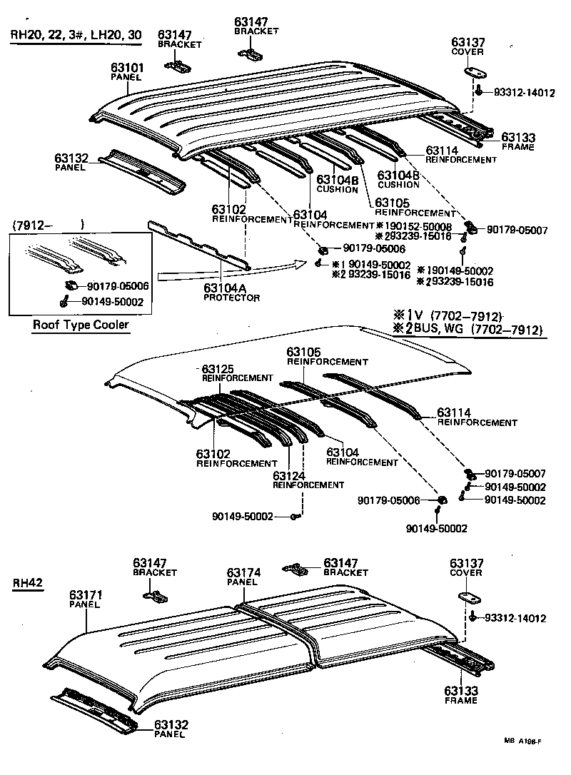 63102-90700 PANEL, WINDSHIELD HEADER, INNER product image